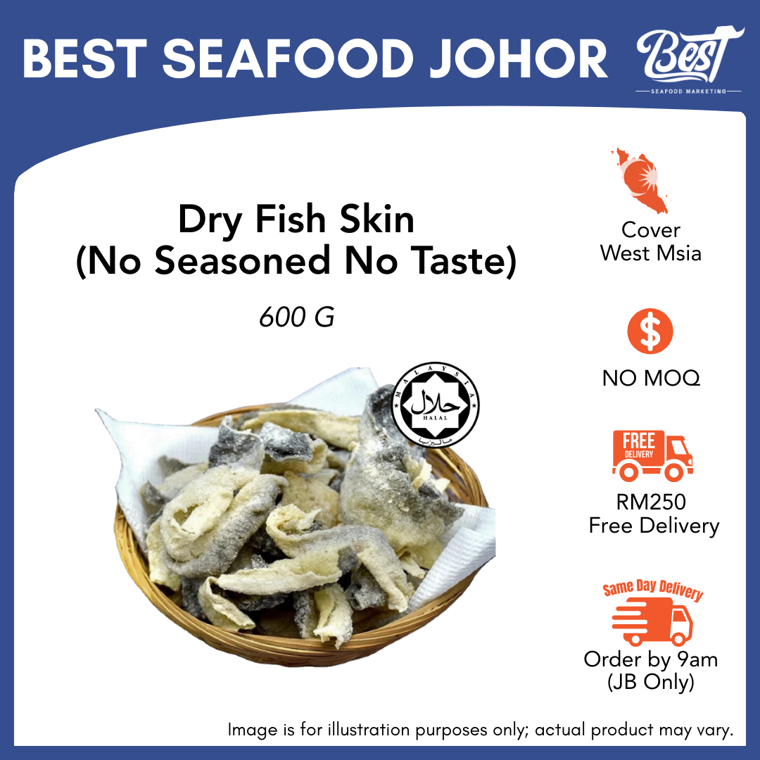 Dry Fish Skin (No Seasoned No Taste)