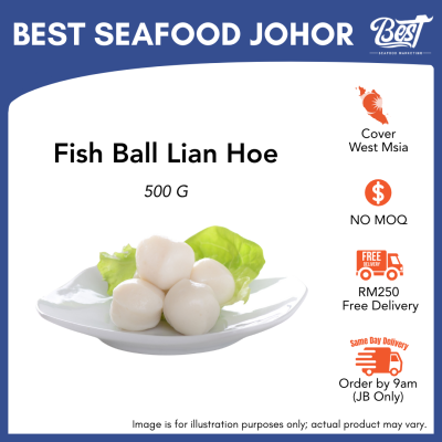 Fish Ball Lian Hoe / 白鱼丸 500g