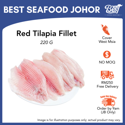 Red Tilapia Fillet / 尼罗红鱼片 220g±