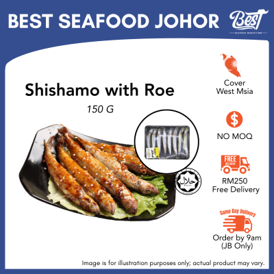 Shishamo with roe/capelin 多春鱼 150g