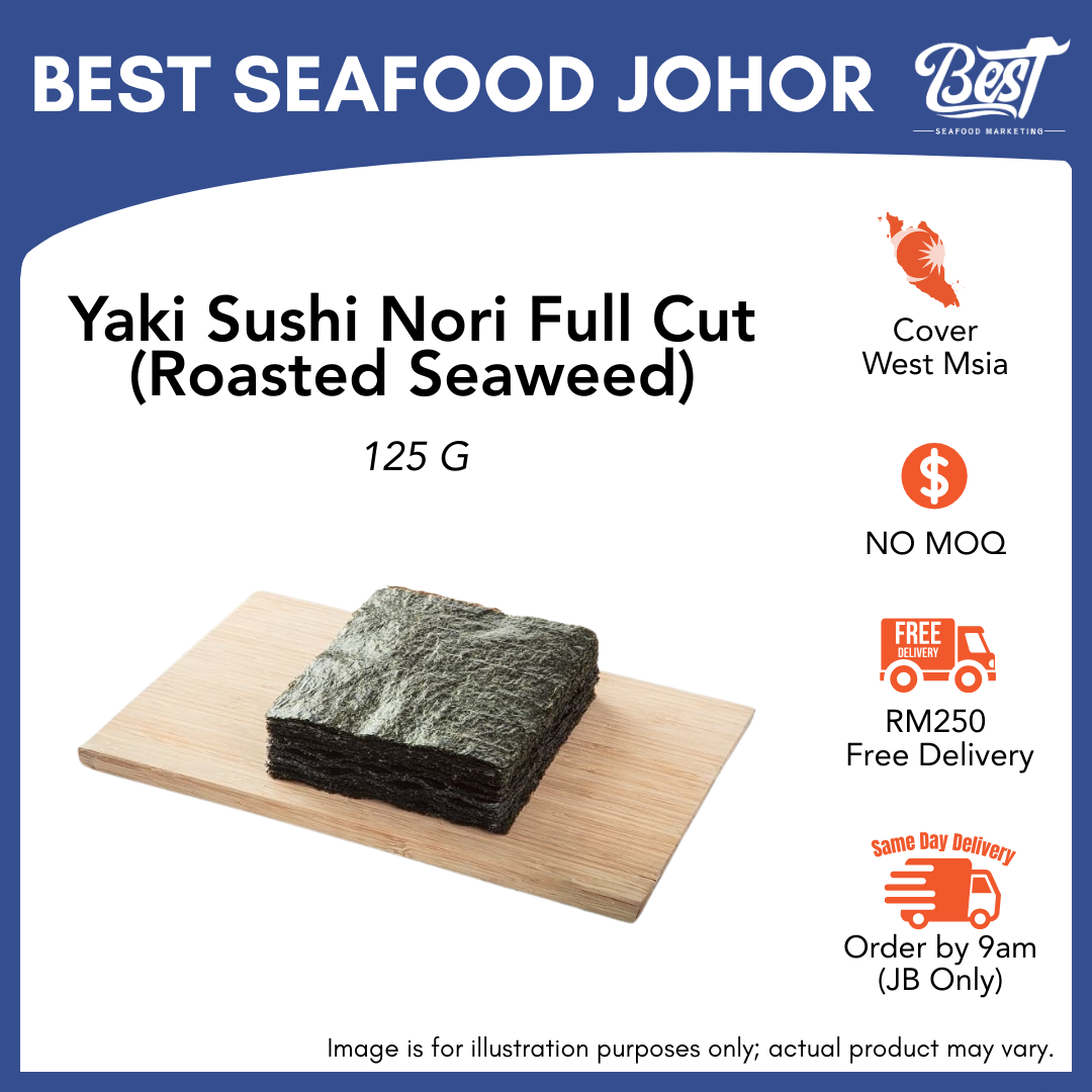 Yaki Sushi Nori Full Cut (Roasted Seaweed)