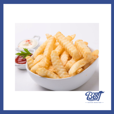 Crinkle Cut Fries / 波浪薯条 1kg