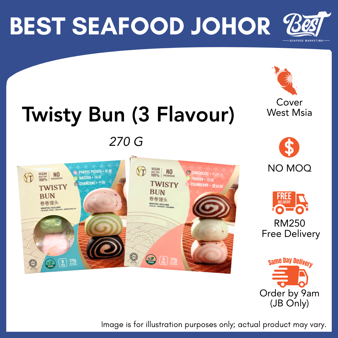 Twisty Bun (3 Flavour)