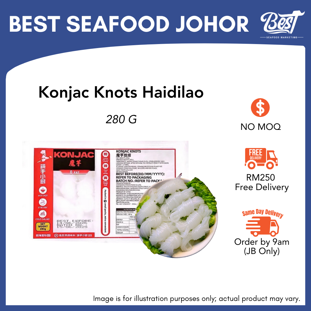 Konjac Knots Haidilao website