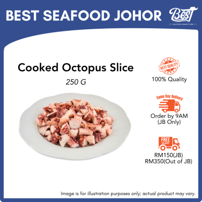 Cooked Octopus Slice / 熟冻章鱼块 250g