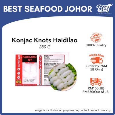 Konjac Knots Haidilao 280g 魔芋丝结
