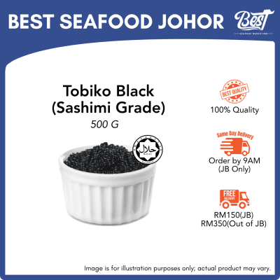 Tobiko Black (Seasoned Flying Fish ROE) / 飞鱼卵 10g / 500g