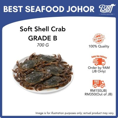 Soft Shell Crab GRADE B / 软壳蟹 700g